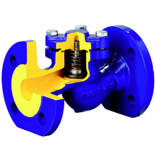 Клапан обратный чугун подъемный 287A Ду 150 Ру16 Тмакс=300 оС фланцевый золотник нерж Zetkama 287A150C31