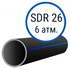 Труба ПНД ПЭ 100 sdr 26 вода 400х15,3 мм Ру6